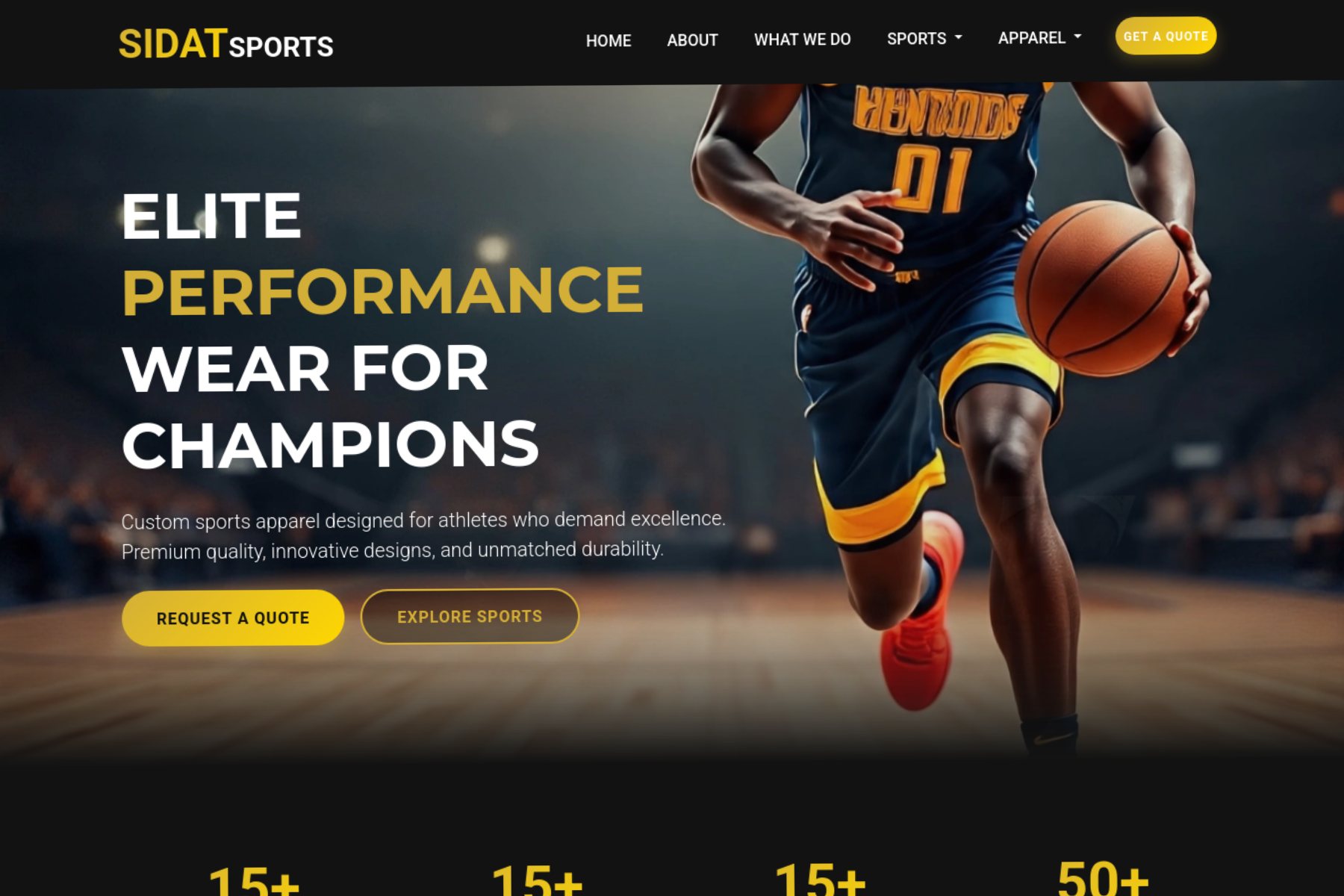Sidat Sports Website